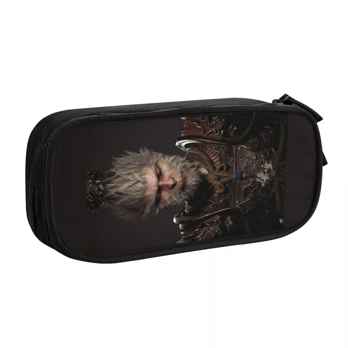 Custom Kawaii Black Myth Wukong Pencil Cases for Boys Gilrs Large Capacity Pen Box Bag School Accessories