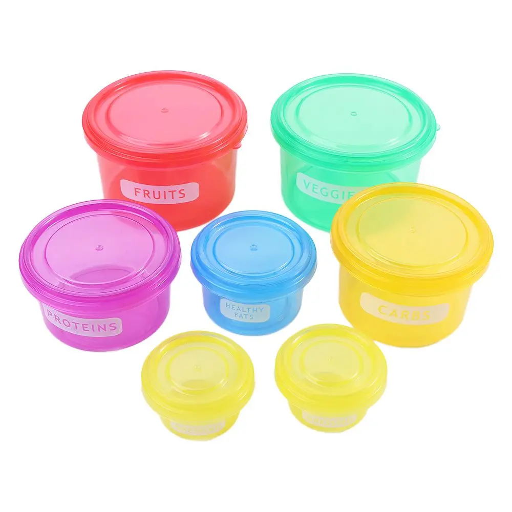 Kitchen Cooking Storage Organizer Keep Fit Diet Control Portion Control Lose Weight Meal Measure Dish Food Container