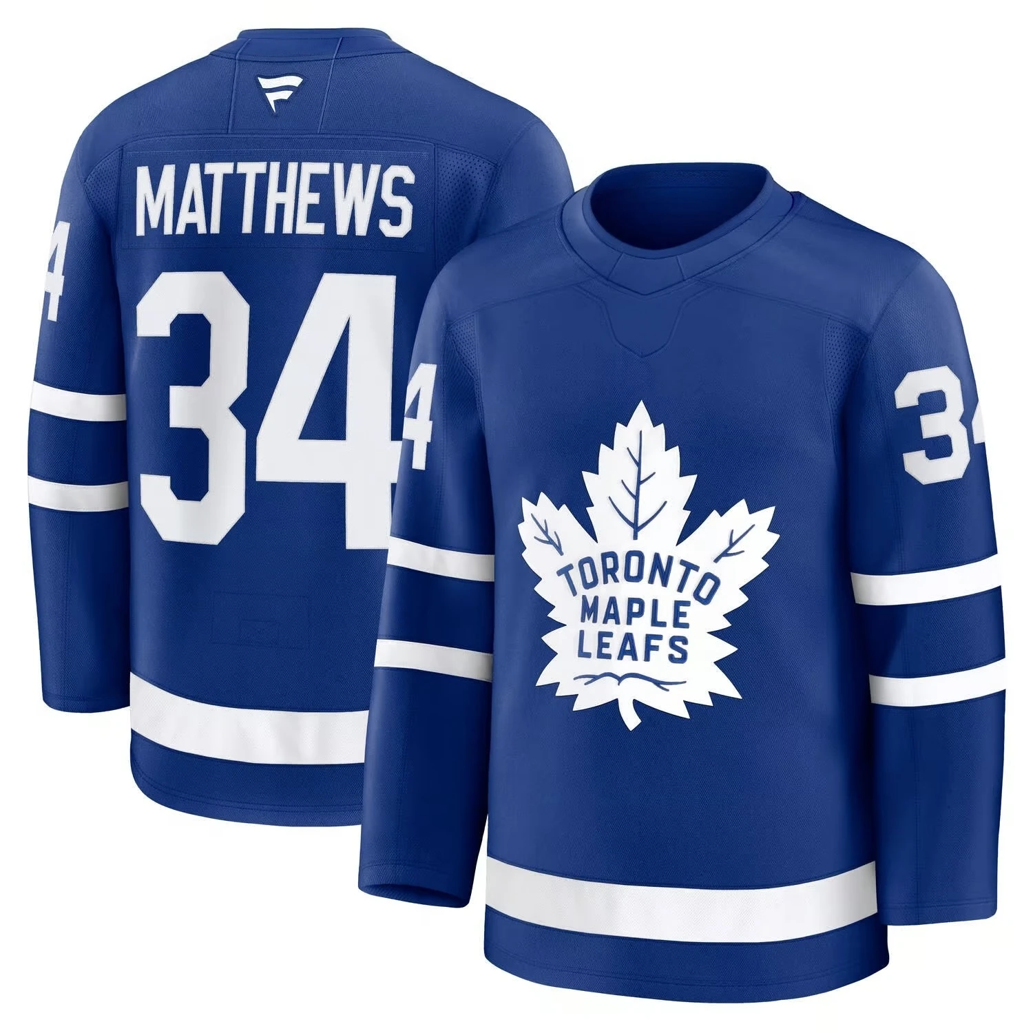 2026 Toronto Maple Leafs Auston Matthews Ice Hockey Jersey, Unisex Mesh Breathable Long Sleeves Jersey, Men Quick Drying Shirt