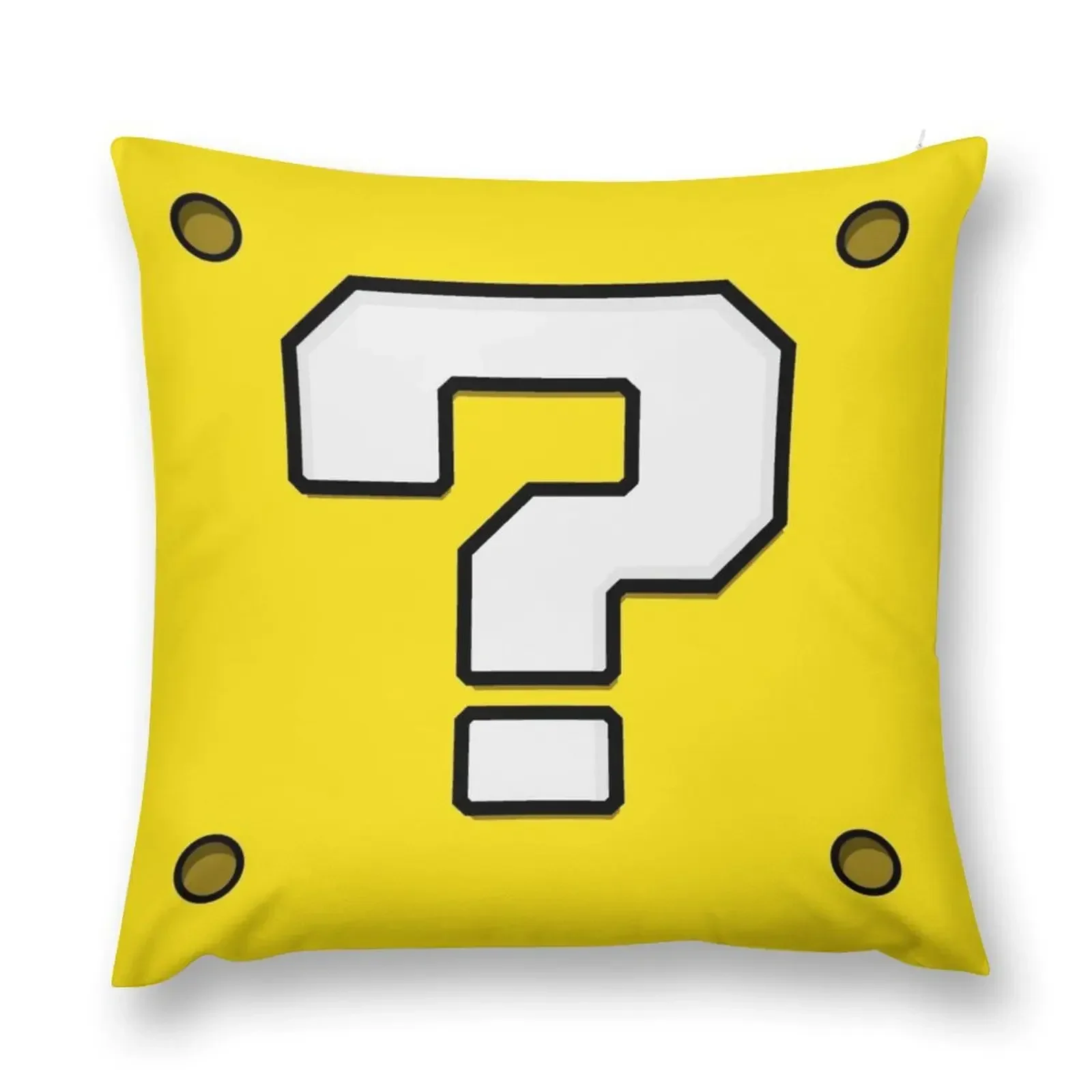 Question Block Throw Pillow Custom Cushion Pillow Cover Decorative Cushion Decorative pillowcase pillow