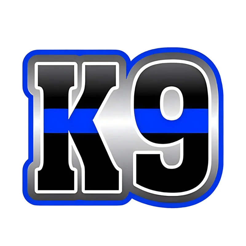 

GS17# Thin Blue Line K9 Dog Waterproof Car Sticker Car Decals, Weather-Resistant Vinyl Stickers for Windows,