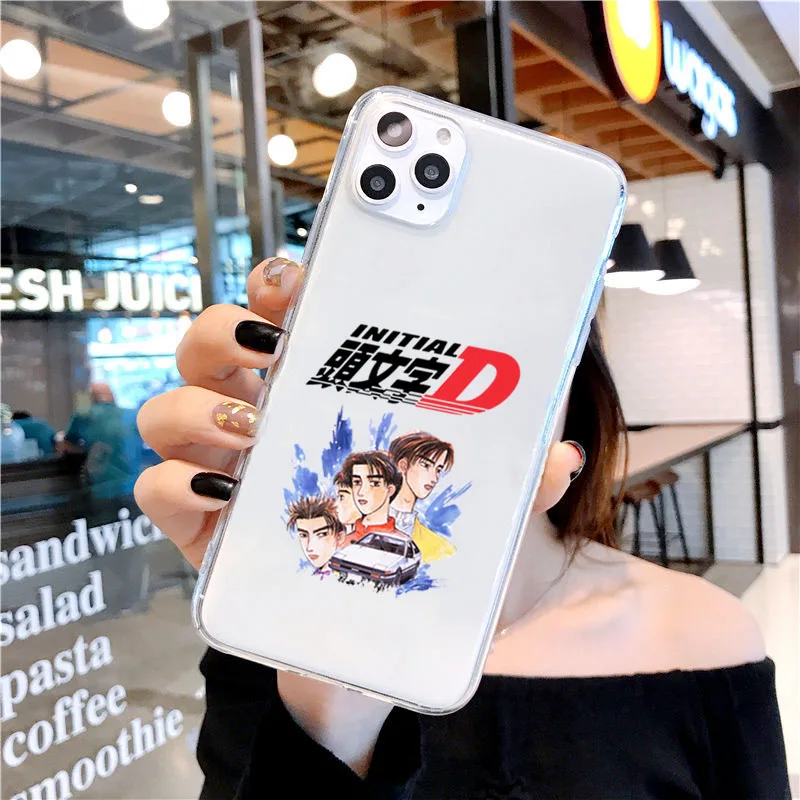 日本アニメ頭文字dドリフトAE86電話ケースiphone 13 12 11 14プロ