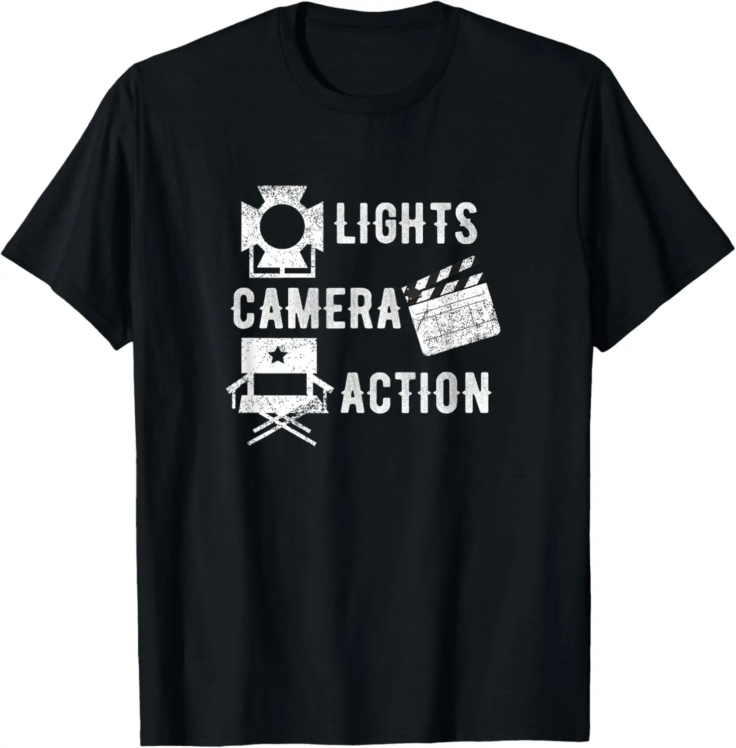 Director Film Crew Lights Camera Action Video Producer Quote T-Shirt