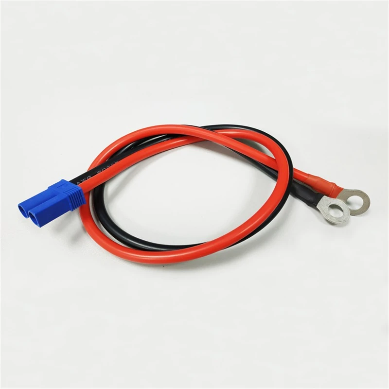 EC5 To O-Type Terminal Line 10AWG Charging Cable For Car Motorcycle Emergency Power Cord EC5 Adapter Cord Conversion Accessories