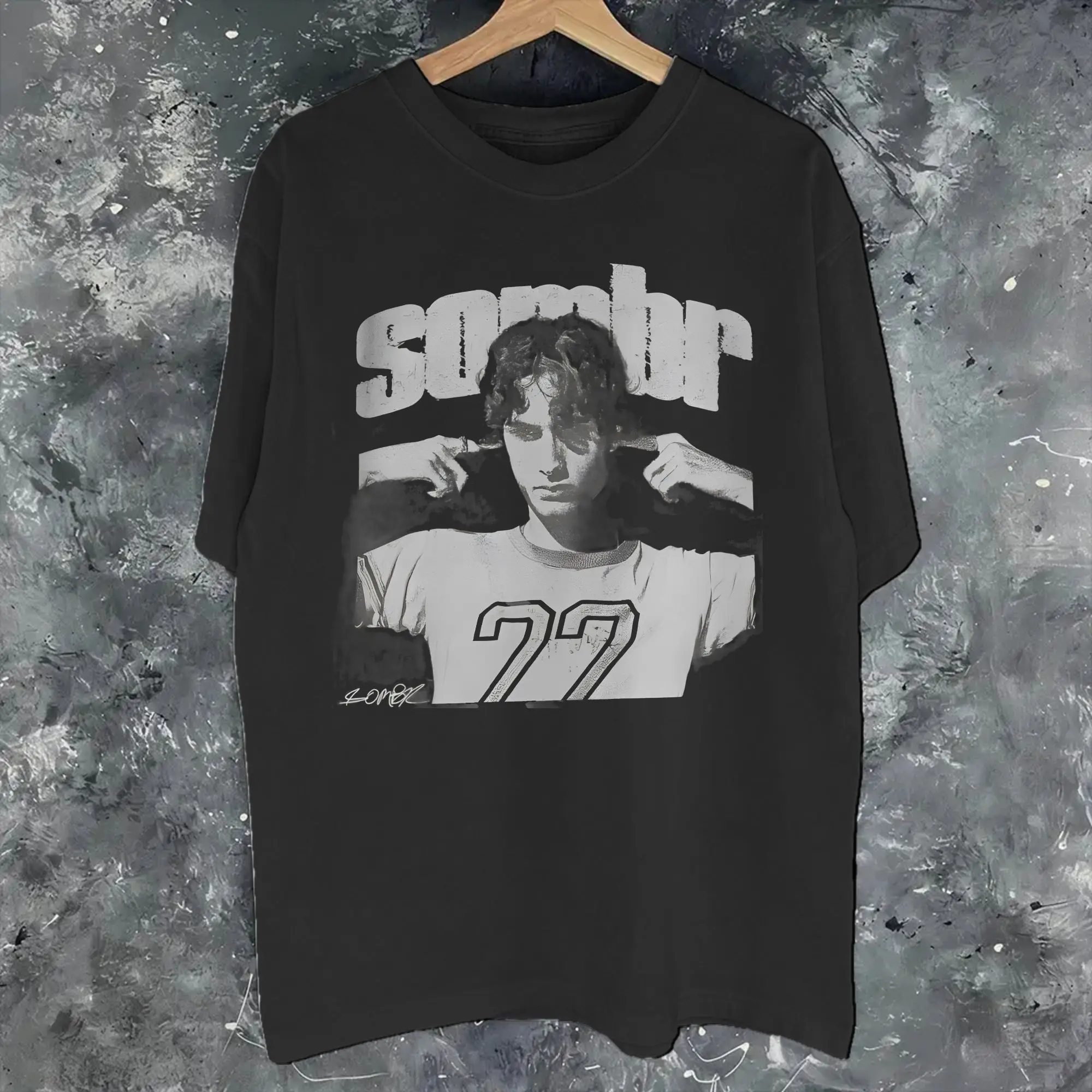 Men Women Sombr Youare The Reason World Tour 2026-2027 Shirt Pure Cotton Print Tee Shirts  Clothing Outfits