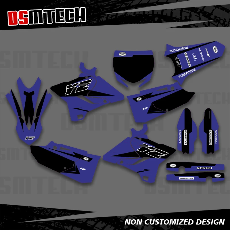 

DSMTECH для YZ125 YZ250 YZ125 YZ 250 2015 2016 2017 2018 2019 2020 2021 графические наклейки наклейки мотоцикл фон MXCLUB