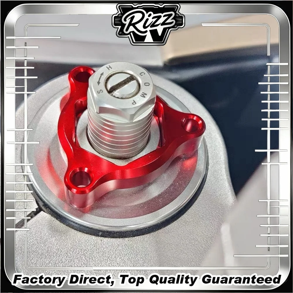 FOR KOVE 800X Special CNC Aluminum Shock Absorber Front Shock Adjustment Screw Dustproof Rust-Proof Damping Regulator Decorative