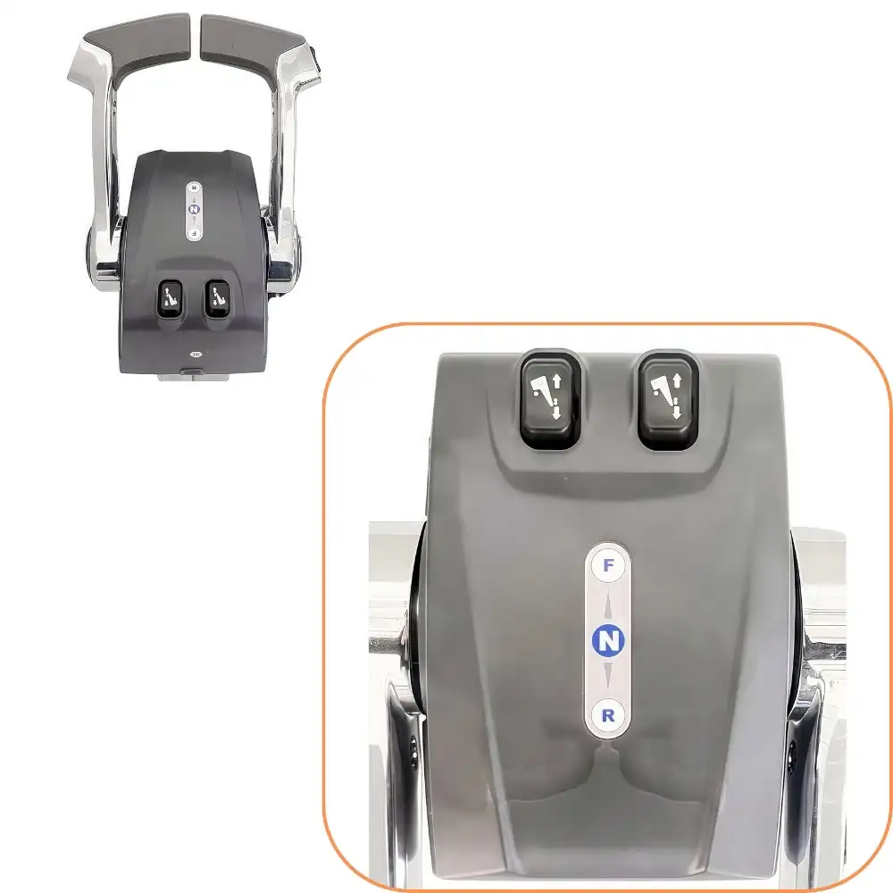 Dual Lever Binnacle Remote Control Box Hinge 5006184 Top Mount Evinrude OMC BRP Outboard Engine Key Switch Push Open