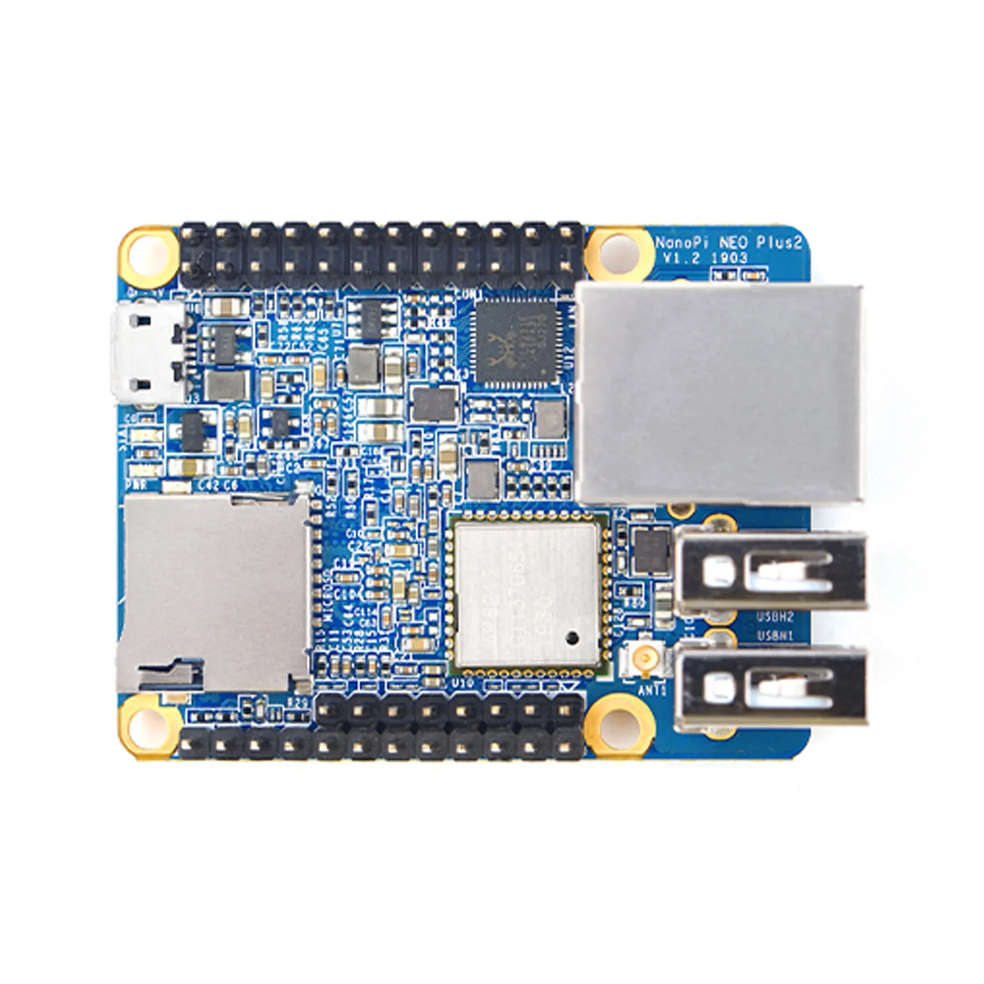 NanoPi NEO Plus2 Demon Board 512MB DDR3 RAM 8GB eMMC Allwinner H5 Quad-core 64-bit high-performance Cortex A53