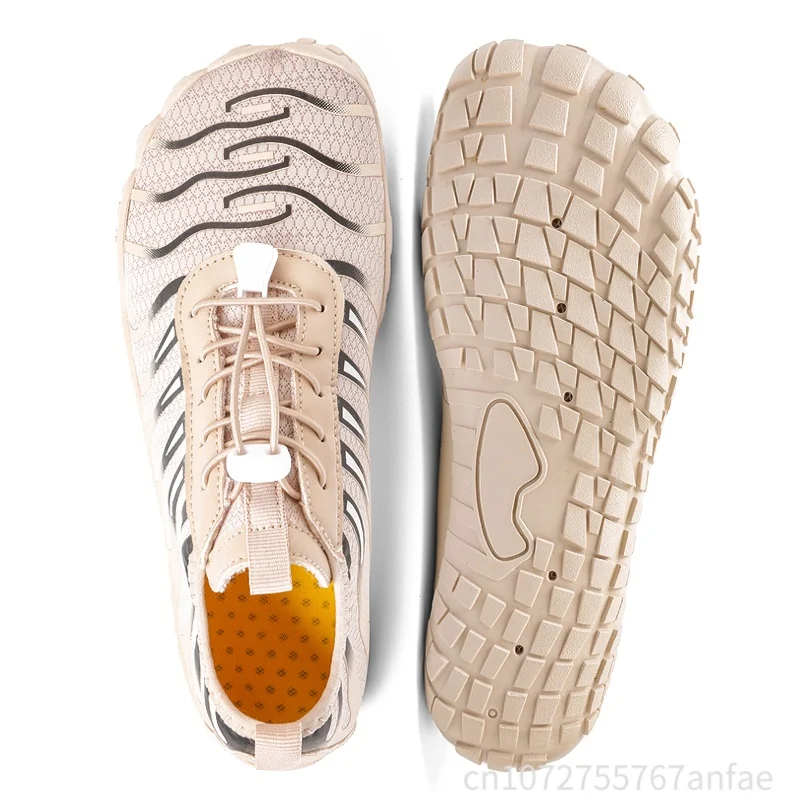 Women Men Barefoot Water Shoes Anti-Slip Quick-Drying Outdoor Beach Upstream Wading Swimming Sneakers Soft Sole Light Breathable
