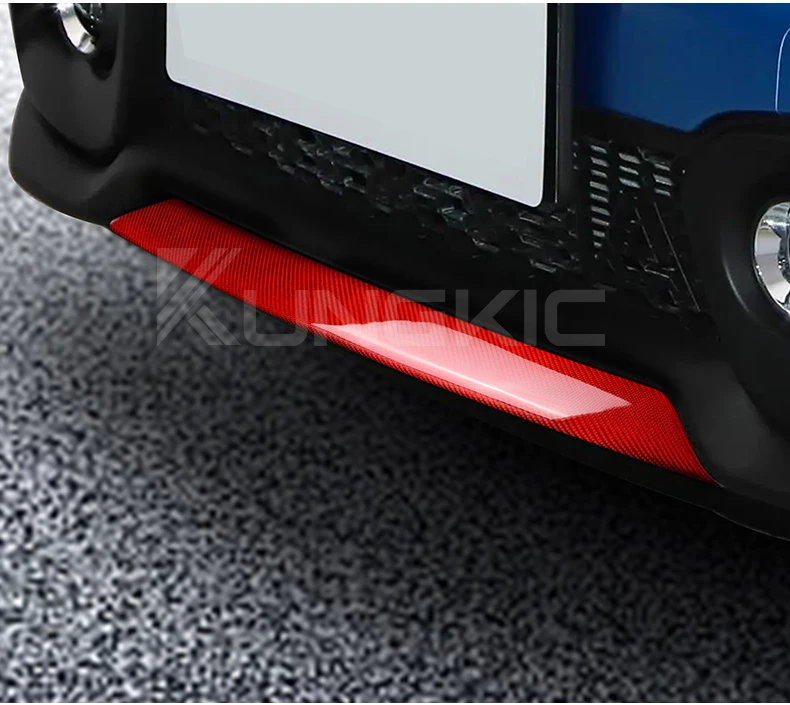 Harte, trockene Kohlefaser für Abarth 595 695 595C 2017 2018 2019 2020 2021 2022 2023 2024 Auto-Frontstoßstange-Dekorationsaufkleber – Detail 5