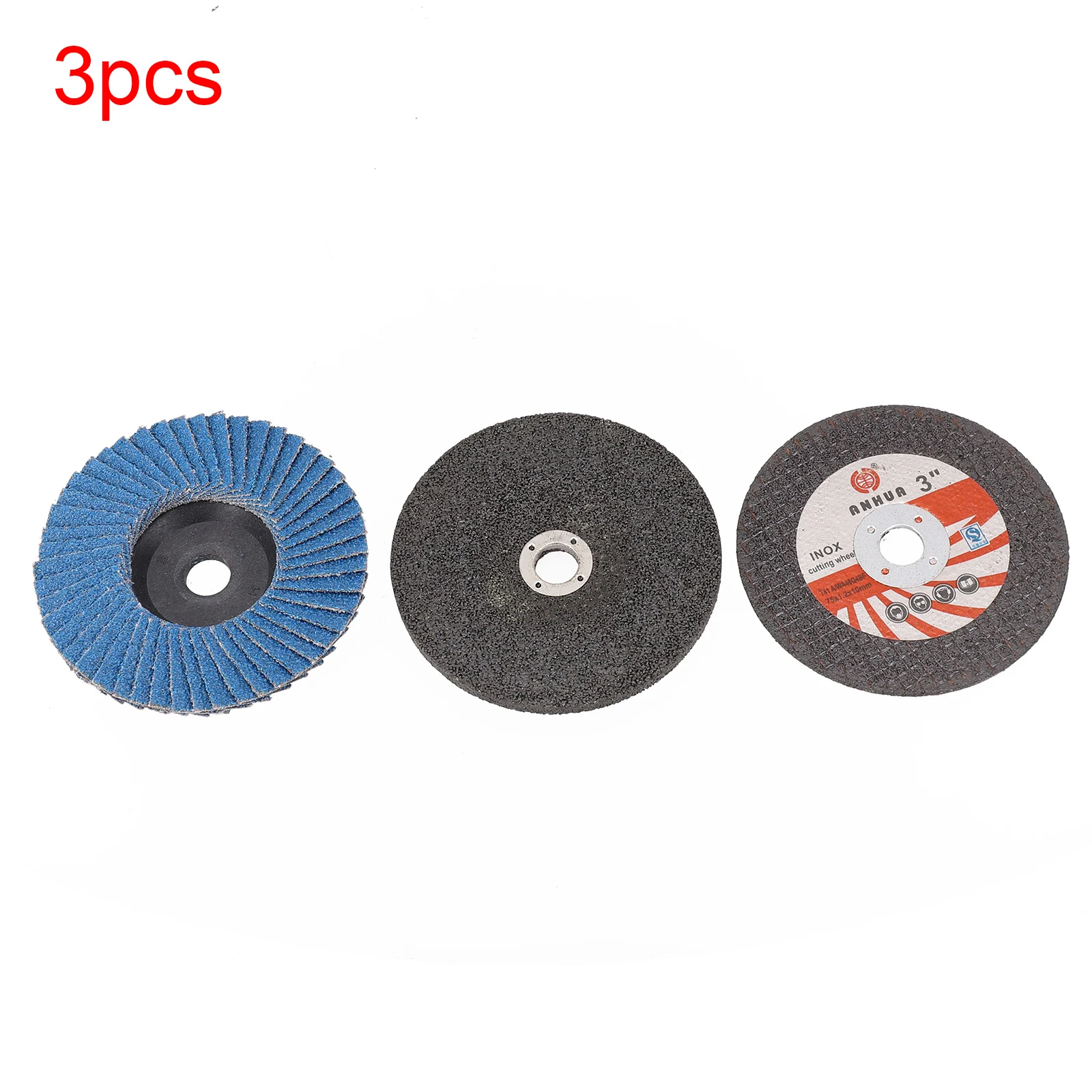 บดล้อตัด 3pcs 75 มม.สําหรับเครื่องบดมุม 10mm BORE สําหรับกระเบื้องเซรามิคไม้แผ่นขัดยี่ห้อใหม่