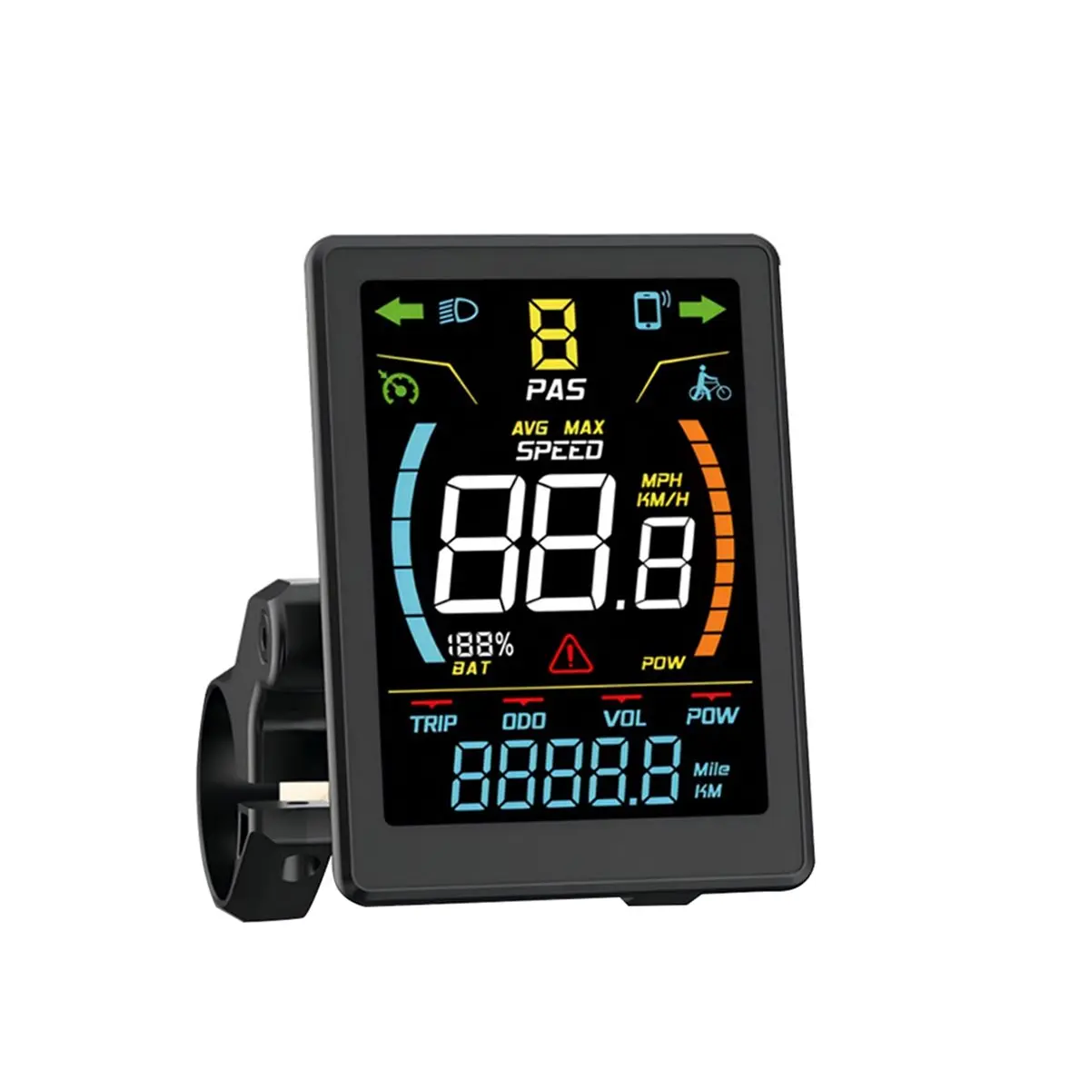 [VALUE PACK]Electric Bike LCD DZ32 Color Display 24V-72V Control Panel with UART 2 Communication for Electric Bicycle Scooter