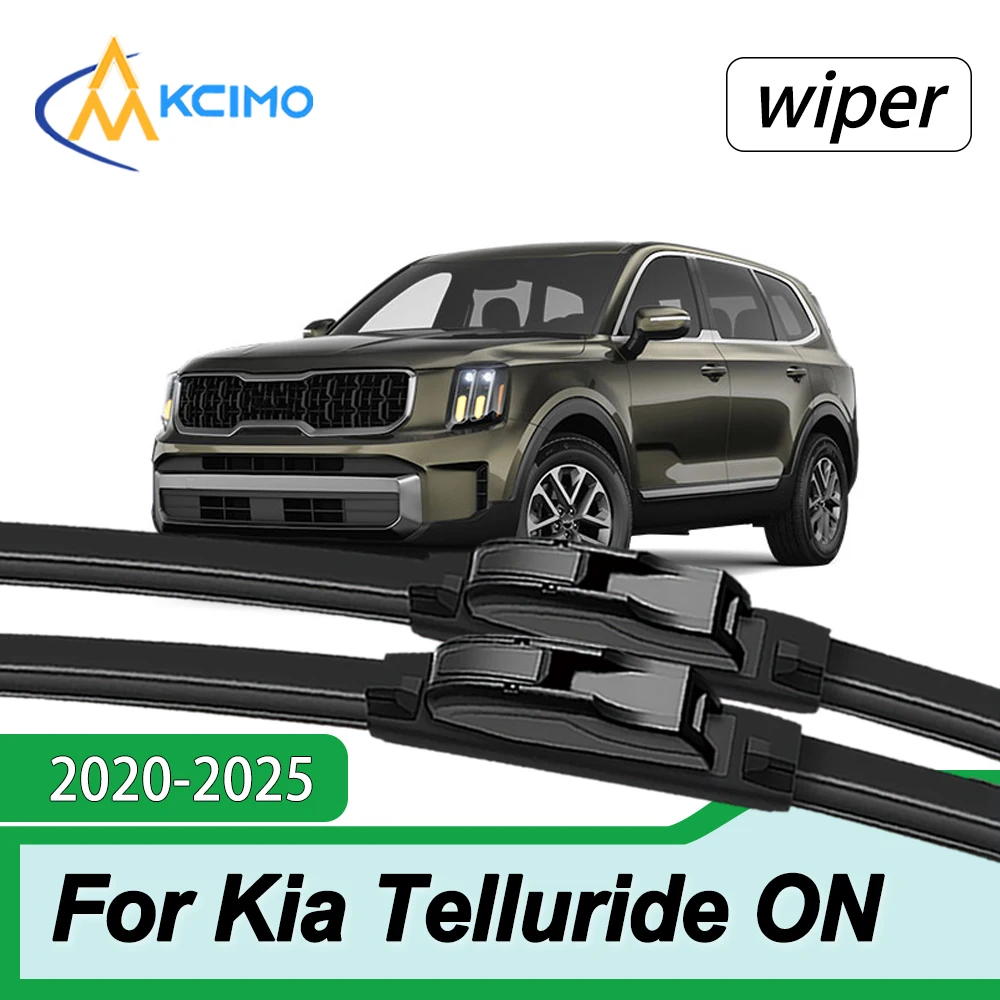 

Wear Resistant Rubber Windscreen Wiper Parts For Kia Telluride ON 2020-2025 Easy Installation Automotive Accessories