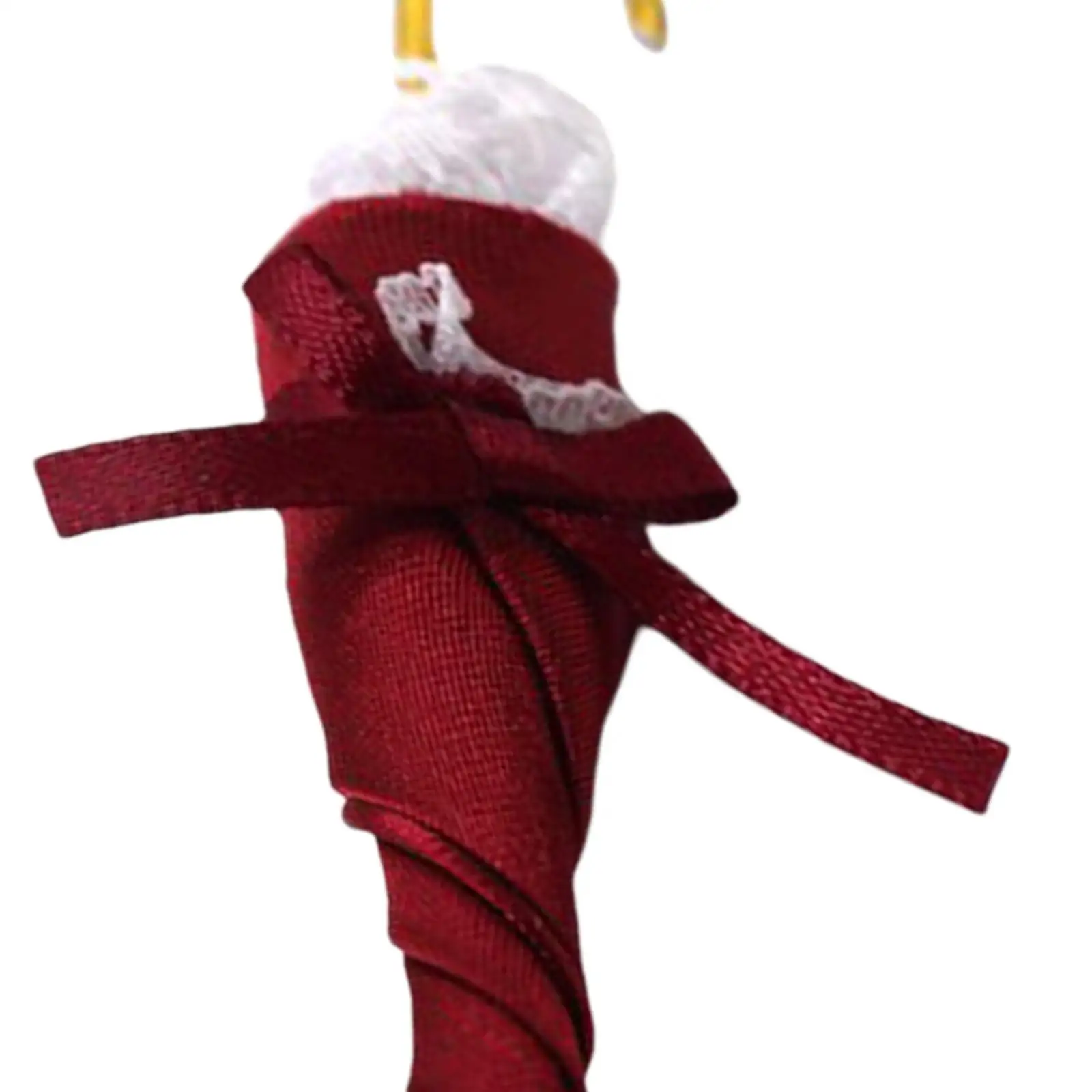 4x Doll House Umbrella Bridesmaid DIY Wedding Accessories Figure for Red