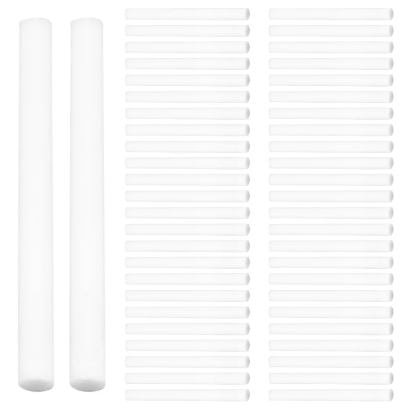 Esponjas difusoras de coche, recambio de filtro para humidificador, palos de esponja absorbentes, 2,75x0,31 pulgadas, paquete de 50 unidades