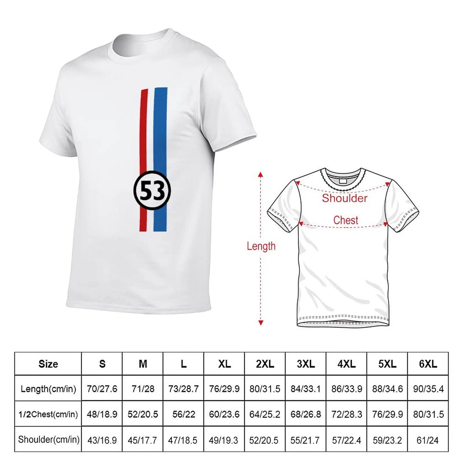 New herbie 53 old car T-Shirt new edition t shirt quick drying shirt custom t shirt mens vintage t shirts