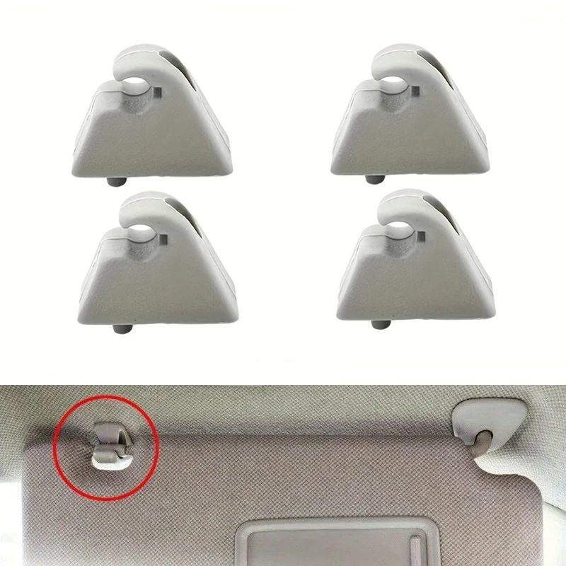 4Pcs Sun Visor Holder Clip For Vauxhall For Vectra For Astra F For Corsa B 1438336 Car Sun Visor Mount Bracket Clip Holder