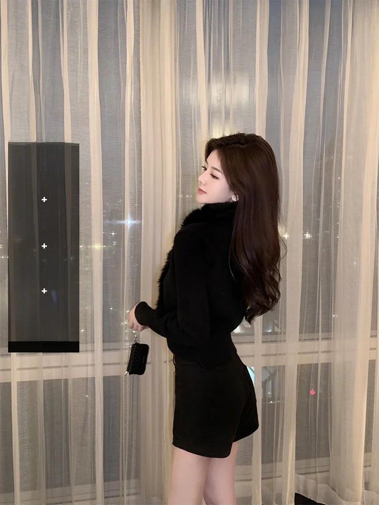 

Bla шерстяные прямые брюки трапециевидной формы, женские утягивающие повседневные брюки с высокой талией, осень-зима, новые брюки Han Yujia