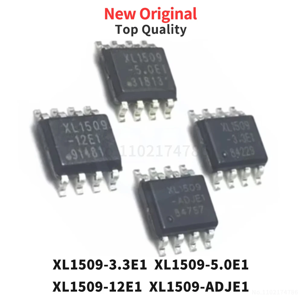 (10 Pcs) XL1509-3.3E1 XL1509-5.0E1 XL1509-12E1 XL1509-ADJE1 SOP-8 New Original XL1509
