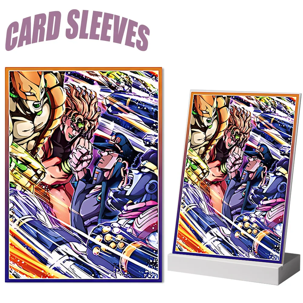 

60 шт., 67X92 мм, рукава для карт в стиле аниме, голографическая защита для настольных игр, идеально подходит, стандартный размер, MGT/PTCG/PKM, рукава для игровых карт