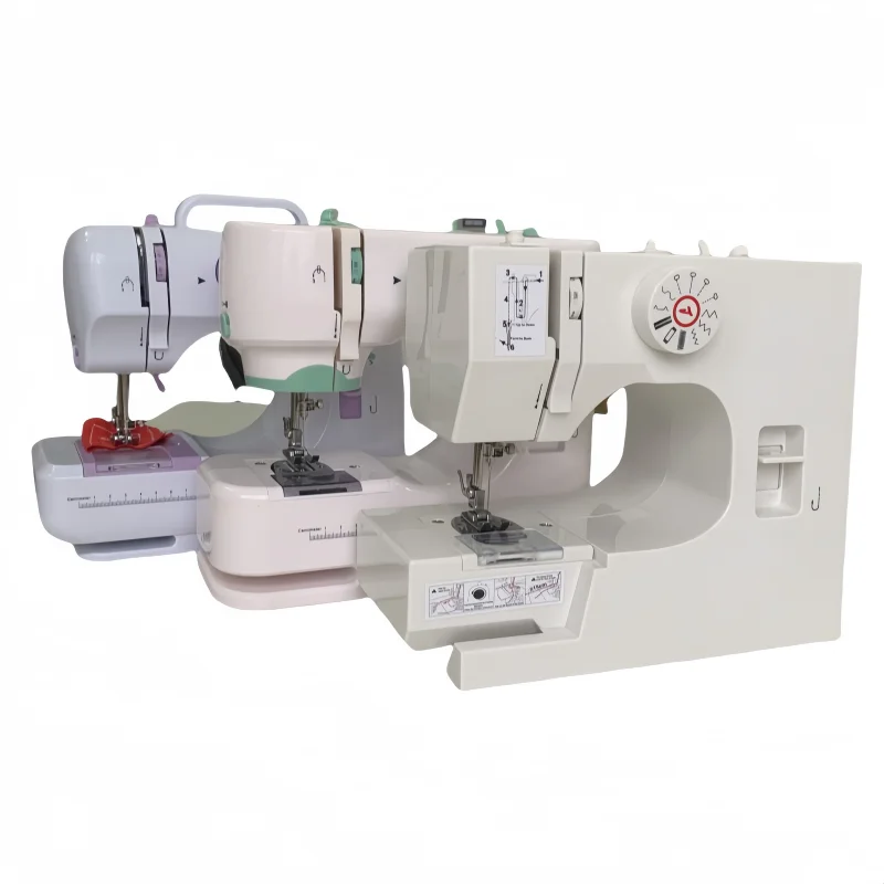 

Sewing machine for household use with thick and locked edges, fully automatic mini multifunctional electric sewing machine
