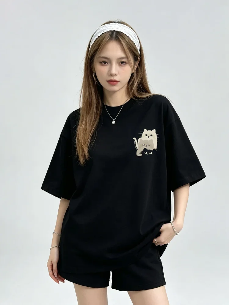 FOG X 11EZAT Streetwear Crew-Neck Short-Sleeve T-Shirt Cat Graphic Small Logo Detail Spring/Summer 2026 Collaboration