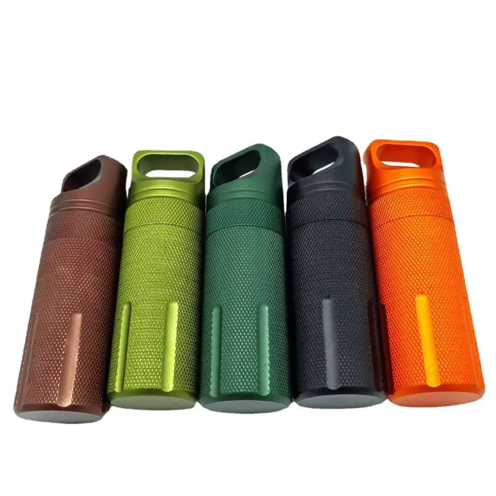 Reise-Werkzeugbox Wasserdichte Outdoor-Werkzeugbox Schlüsselanhänger EDC-Werkzeug Wasserdichte Flasche Outdoor-Pillendose Wasserdichter Kanister Dichtflasche – Detail 6
