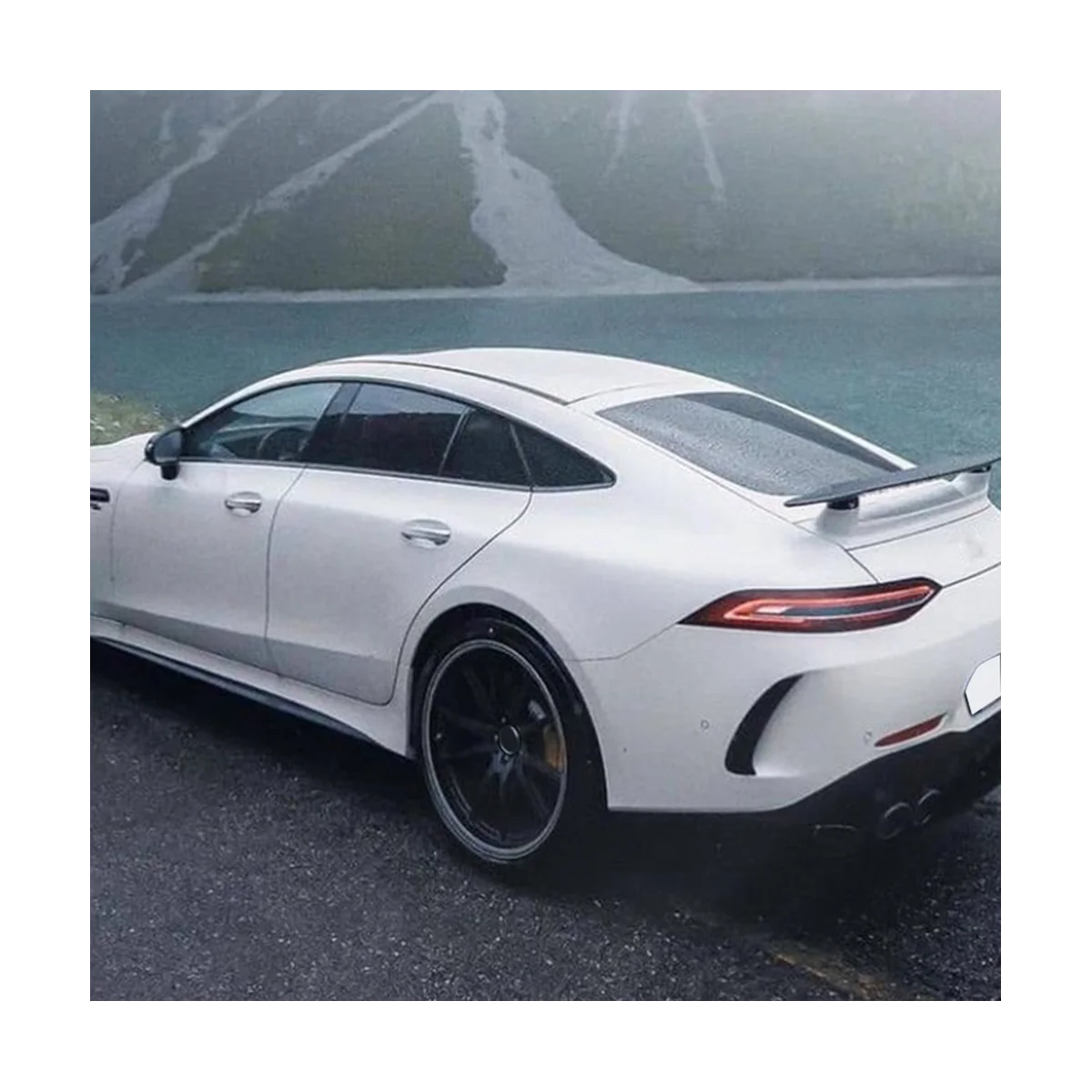 자동차 리어 범퍼 스포일러 에어 벤트 커버, 사이드 카나드, 메르세데스 벤츠 AMG GT GT50 GT63 X290 세단용