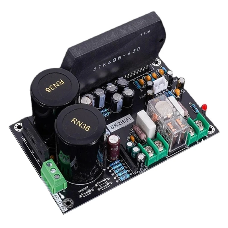 

HIFI Thick Film STK496-430 300W Digital Power Amplifier Board 150Wx2 Stereo Audio Amplifier Moudle AC 35V Durable Easy Install