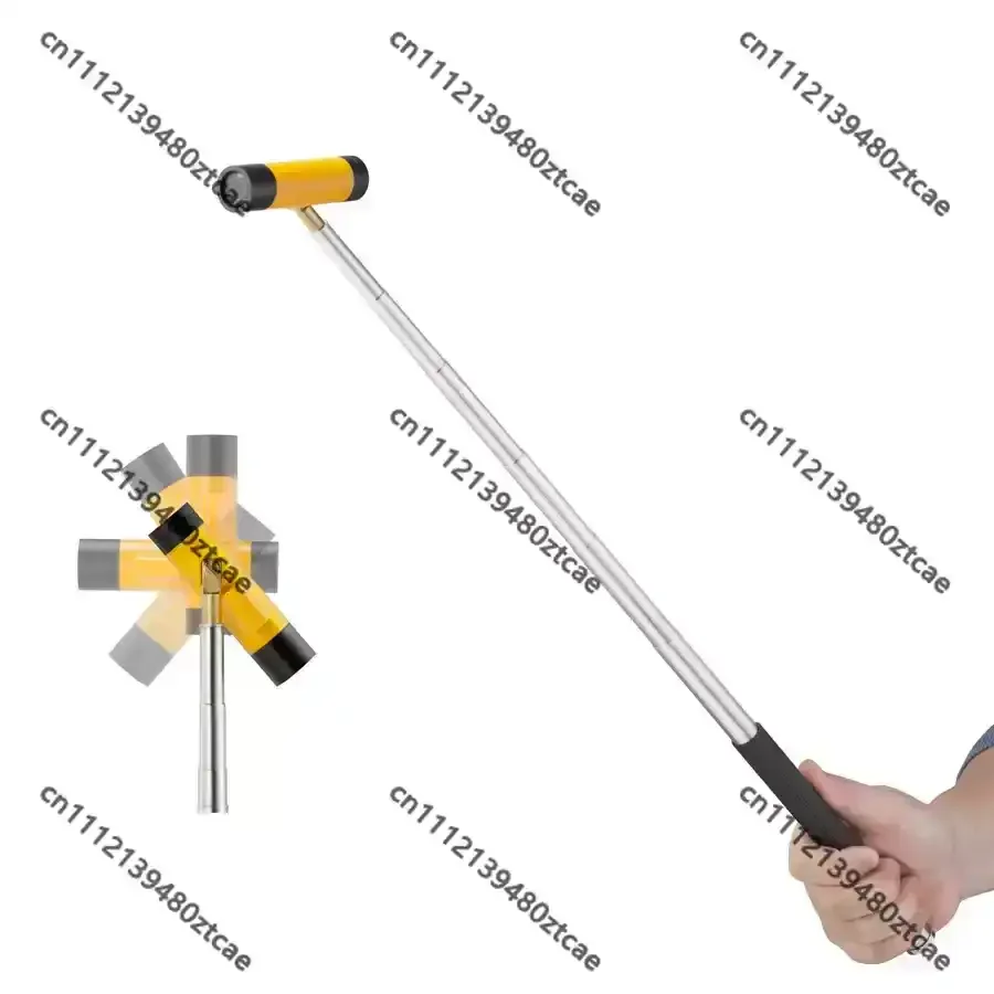 WIFI Telescopic Rod Endoscope Camera,Compatible with Android & iOS,Inspection Tool for Water/Electric Meter,High‑Place