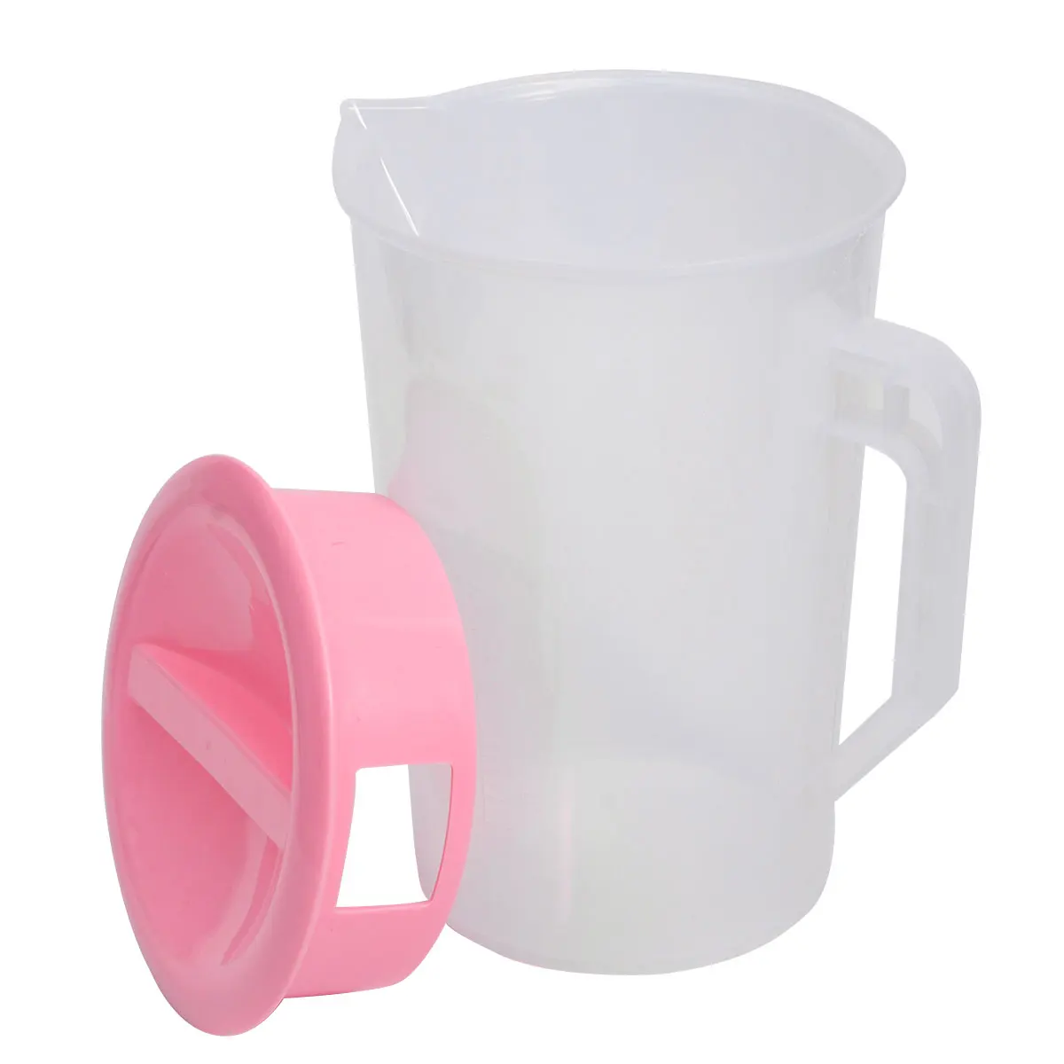 

Plastic Water Safe Hot Cold Beverage Kettle Lid Scale Plastic Beverage Pitcher Dishwasher Easy Clean Soy Milk Storage