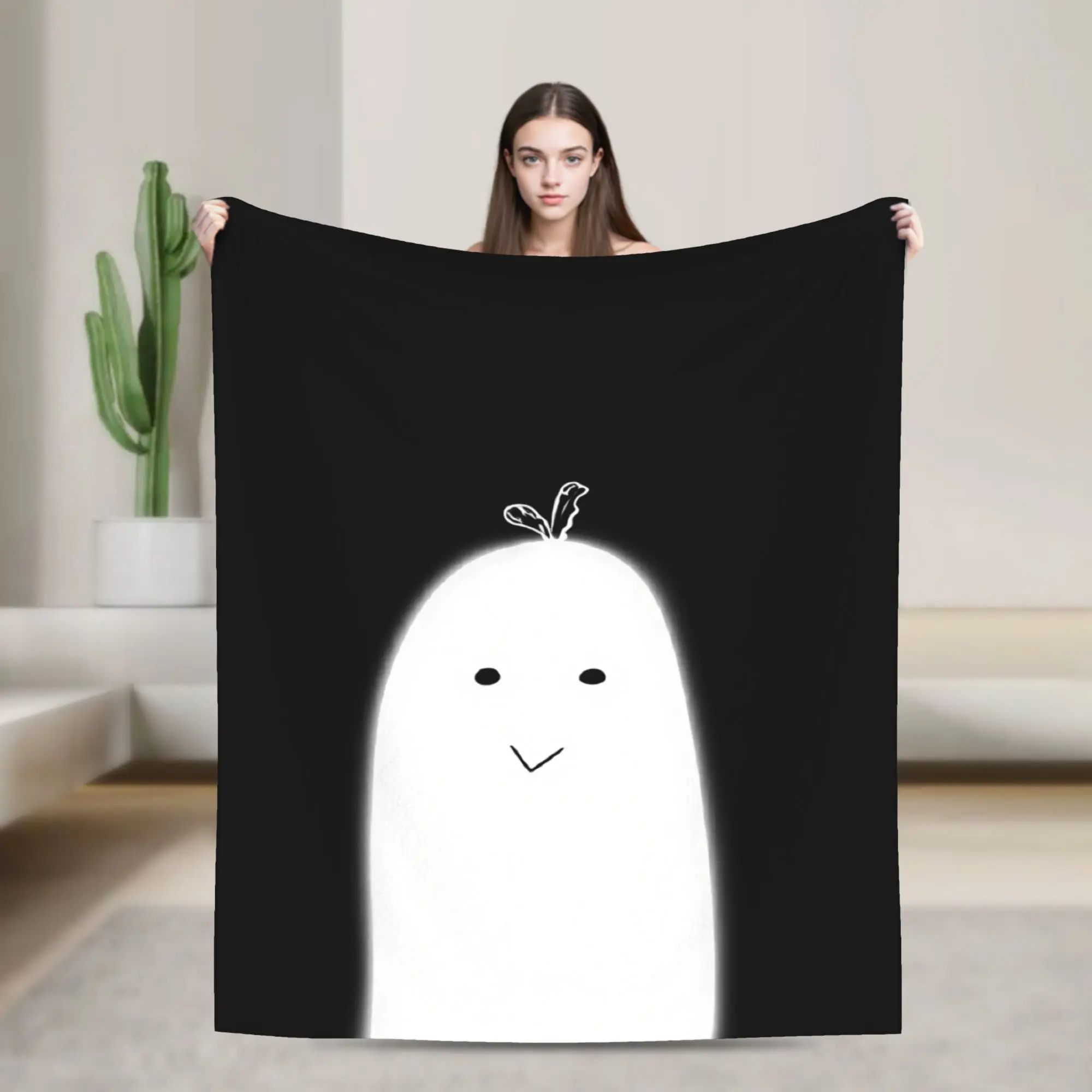 L-Lightsaber BL Manhwa Blanket Quality Warm Cozy  Throw Blanket Winter Plane Travel Living Room Pattern Bedspread