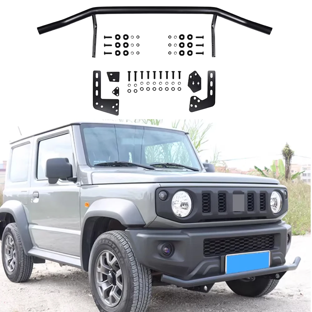 Lantsun JMN094 Steel Front Bumper bar Guard Safty Barrier for Suzuki for Jimny 2019-2026
