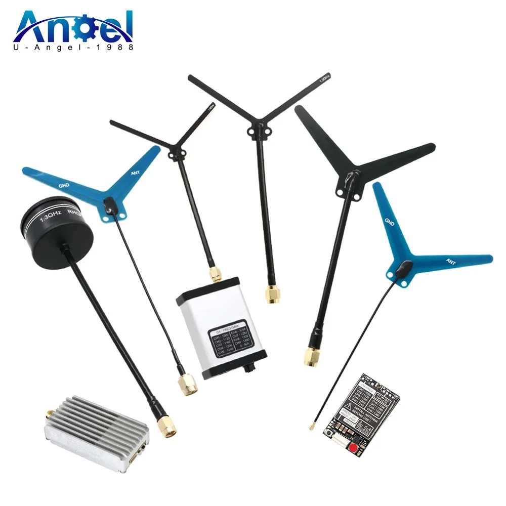

Rushfpv Rush 1.3G 1.2G VTX 8CH 0.8W 1.6W VTX with Audio Video FPV Transmitter Receiver Module 7-36V for RC FPV Drone Parts