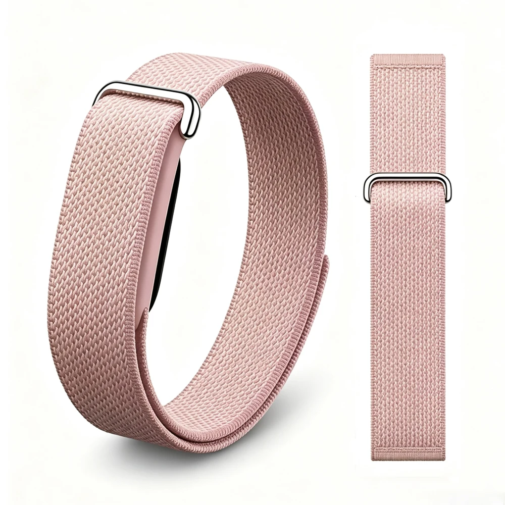 Geflochtenes Nylon-Schlaufenarmband für Google Fitbit Air, atmungsaktives, bequemes Armband für Google Fitbit Air Sport-Armband-Zubehör – Detail 16