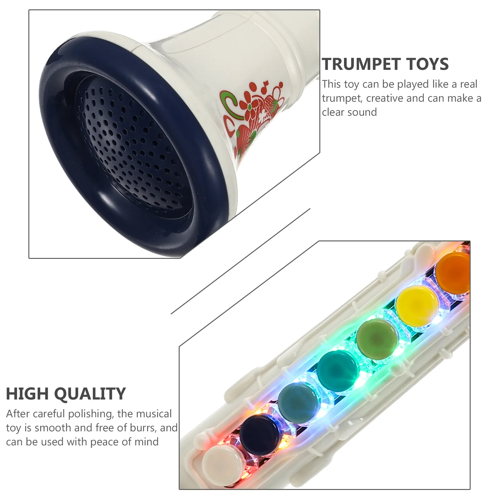 

1Set Clarinet Single Reed Musical Instrument Children Mini Simulation Educational Kids Clarinet Learning Plaything for Creative