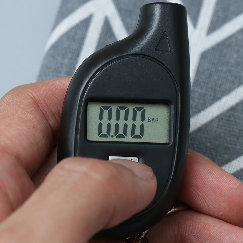 

2 Pcs Digital Tire Pressure Gauge Instant Chain Car Auto for Cars Quick Measurement Professional