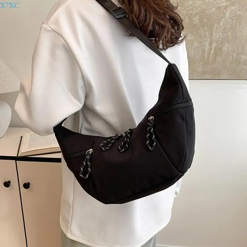 

X7XC Moon Bag for Women Men Shoulder Bag Retro Canvas Crossbody Bags Gifts
