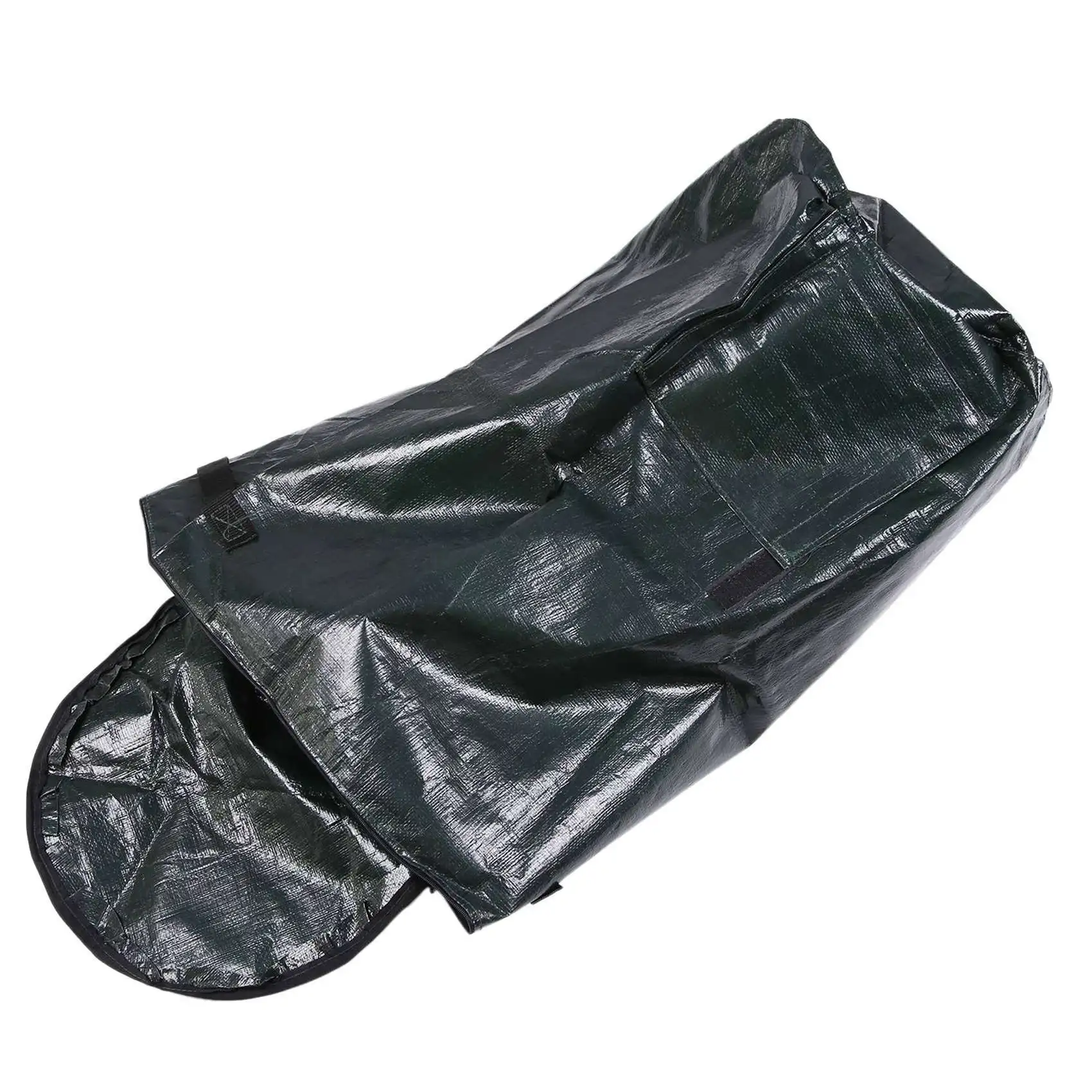 A98E-2X Organic Waste Kitchen Garden Yard Compost Bag Environmental PE Cloth Planter Kitchen Waste Disposal Compost Bag-S