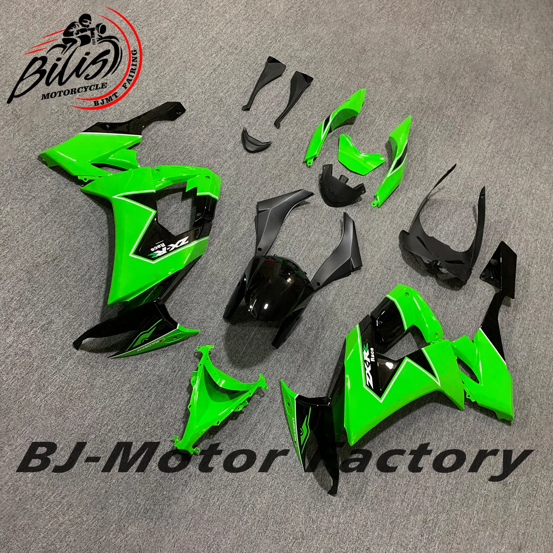 

New ABS Full Fairings Kit Fit For KAWASAKI ZX-10R ZX10R 2008 2009 2010 08 09 10 Bodywork Set Custom Black Green