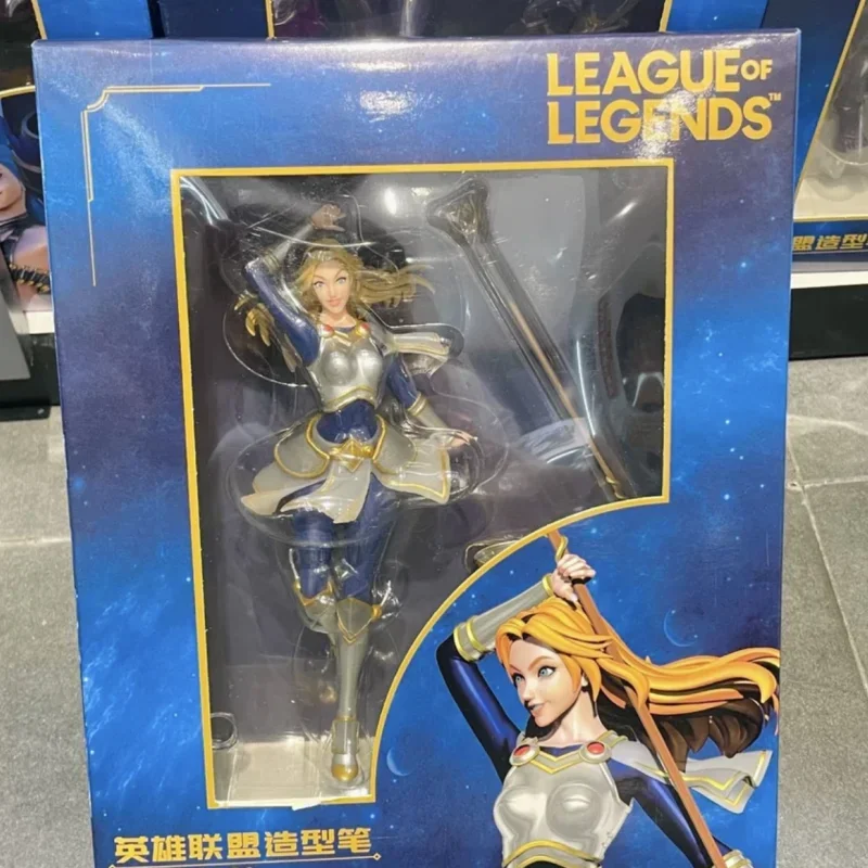 22cm Anime figurka League Of Legends Luxanna Crownguard Lux Kaisa Jinx figurka Tiktok gorące Halloween prezent bożonarodzeniowy