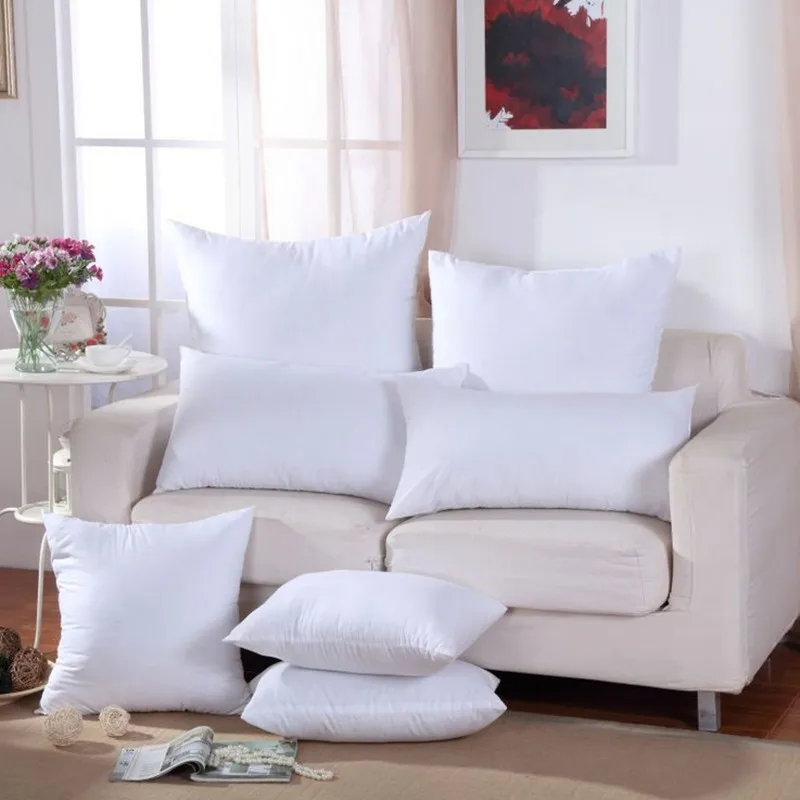 The cushion is filled with wear-resistant pure PP cotton, 8 sizes are available, the classic pillow core, soft and personalized