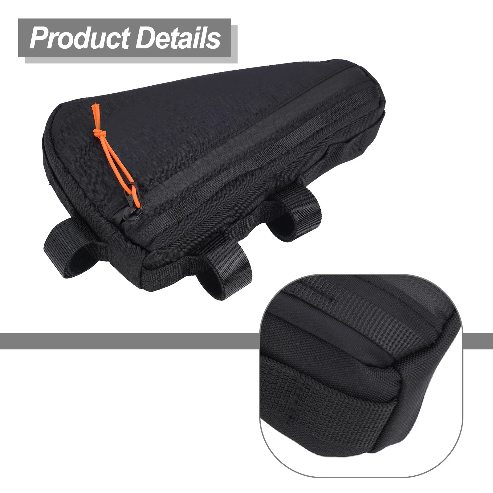 Bike Frame Bag Bike Triangle Bag Waterproof Mountain Bike 600D Outdoor Oxford Front Tube Pouch Bike Accessories Tools