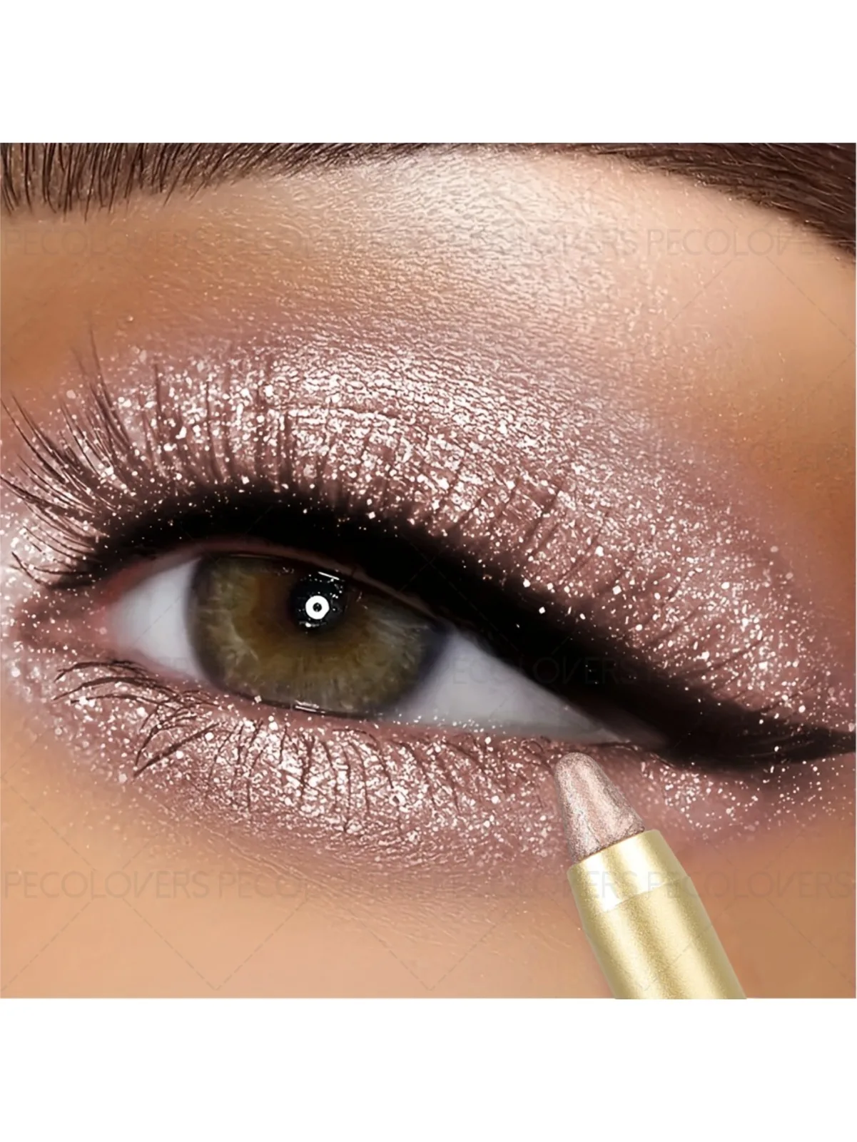 1pc hoogglans oogschaduwstick - parelachtige glitter en matte afwerkingen, langdurig, waterdicht, veegvast, eenvoudige toepassing - afbeelding 2