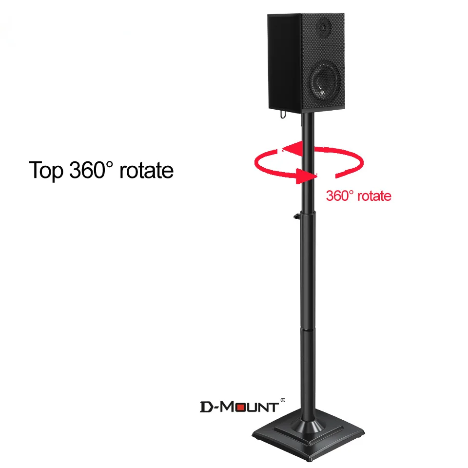 83-106cm SF-K100 metal Universal surround speaker floor stand displayer holder mount  for SA-RS5 RS8 FS1 FB1 ETC with screws