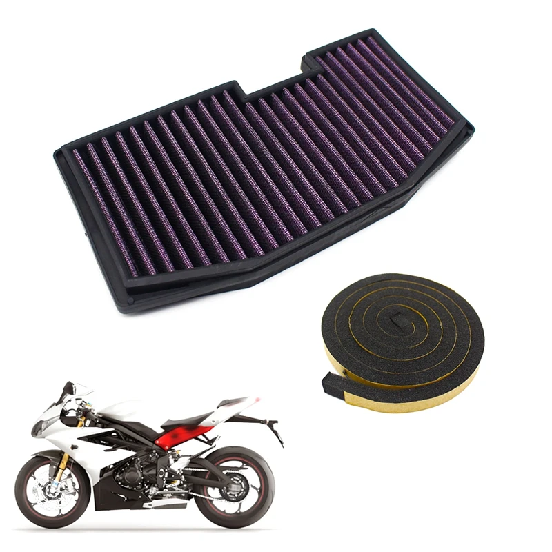 Motorcycle Air Cleaner Filter Elements Replacement Parts Fit For Triumph Daytona 675 Daytona675 2013-2017