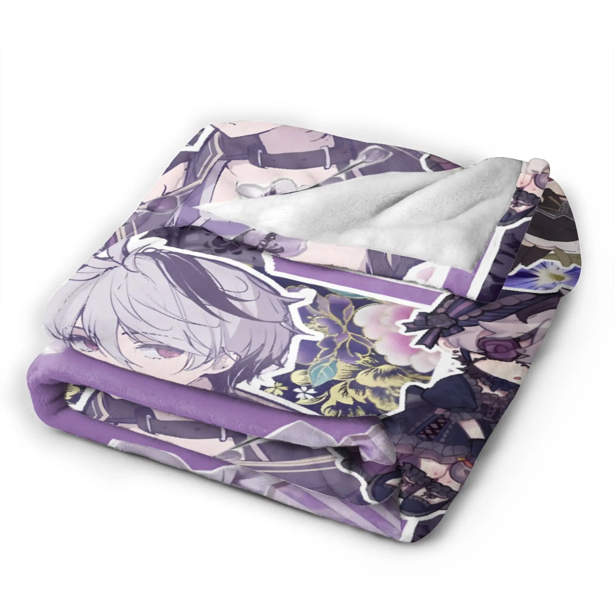 Super Soft Blanket Kids Adult Airplane Travel Singer V4flower Vflower Chibi Bedding Throws  Flannel Bedspread For Bedroom Bed