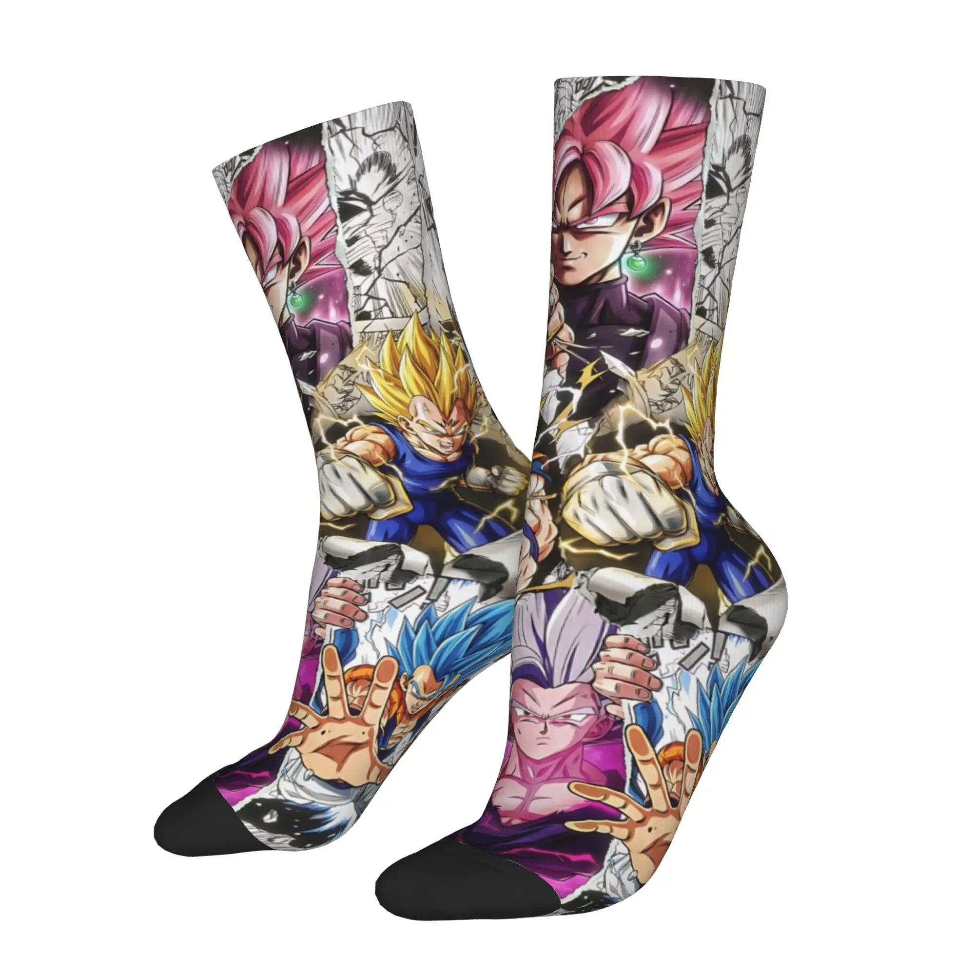 

Running Socks Retro Dragon Ball Z Goku Desgin Crazy Men's compression Socks Unisex Harajuku Pattern Printed Sock