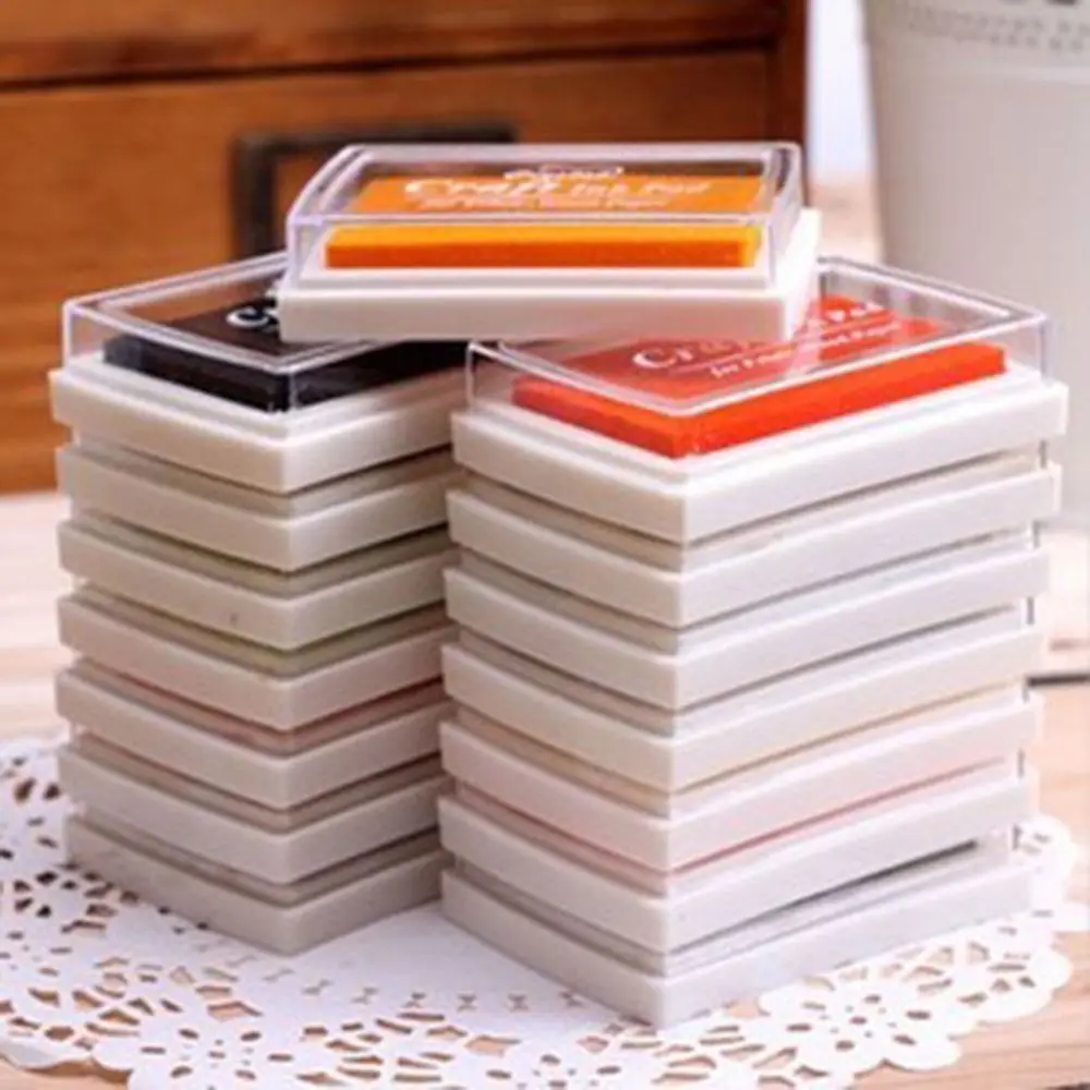 Tool Multi-color Children  Craft Fabric Oil Based Ink Pad Rubber Stamp